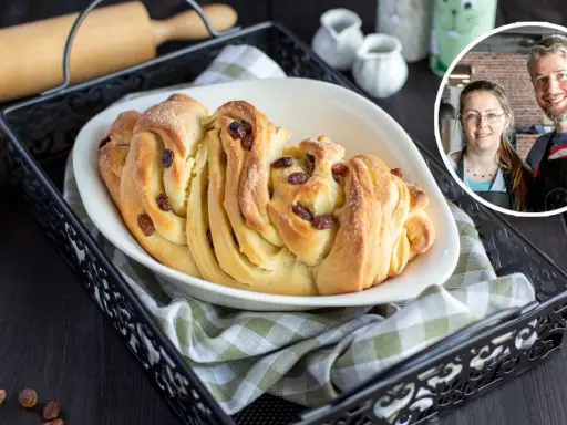 Ein köstlicher Hefezopf, bereit zum Genießen. Dieses Hefezopf Rezept ist perfekt für jeden Anlass.
